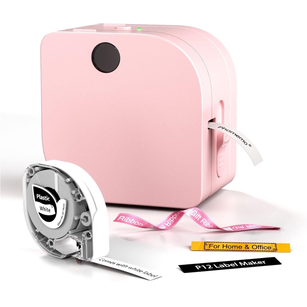 NEW Phomemo Label Maker Label Maker Machine with Tape P12, Portable Bluetooth